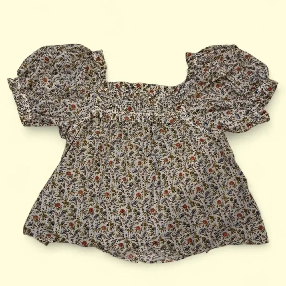 DÔEN Farley Top in Jardin du Château Floral – Size L